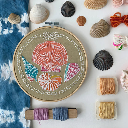 Shells Embroidery Kit