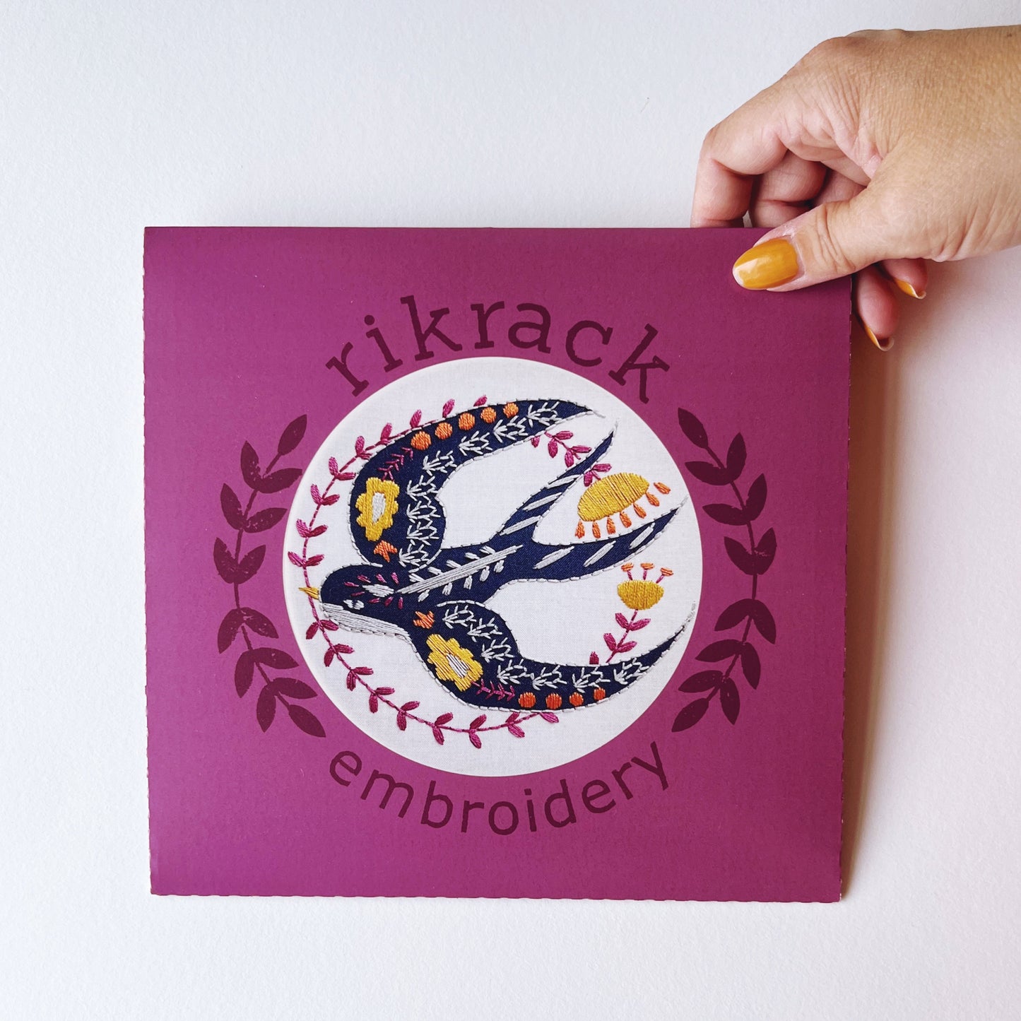 Swallow Embroidery Kit