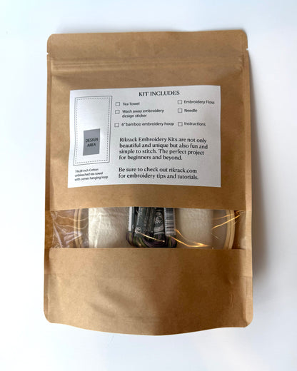 Lemon Tea Towel Embroidery Kit