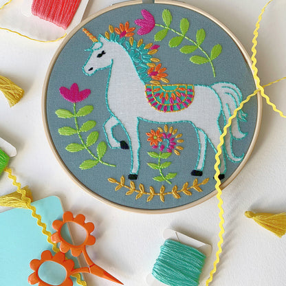 Unicorn Embroidery Kit