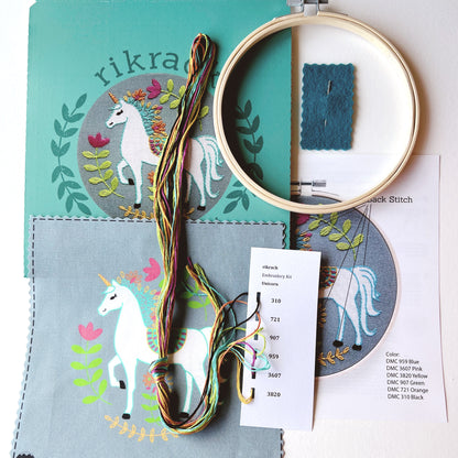 Unicorn Embroidery Kit