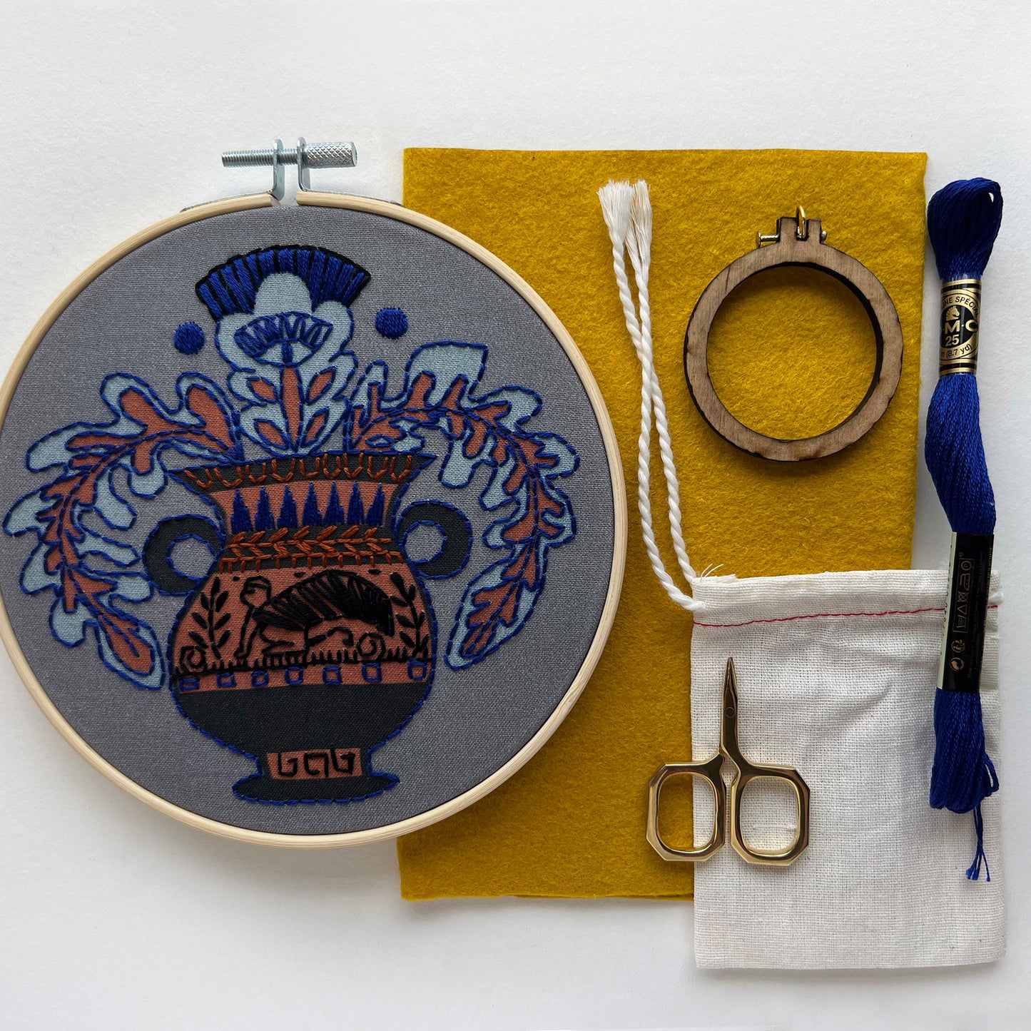 Vase Embroidery Kit