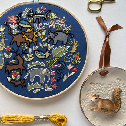 Wildlife Embroidery Kit